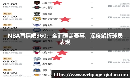 NBA直播吧360：全面覆盖赛事，深度解析球员表现